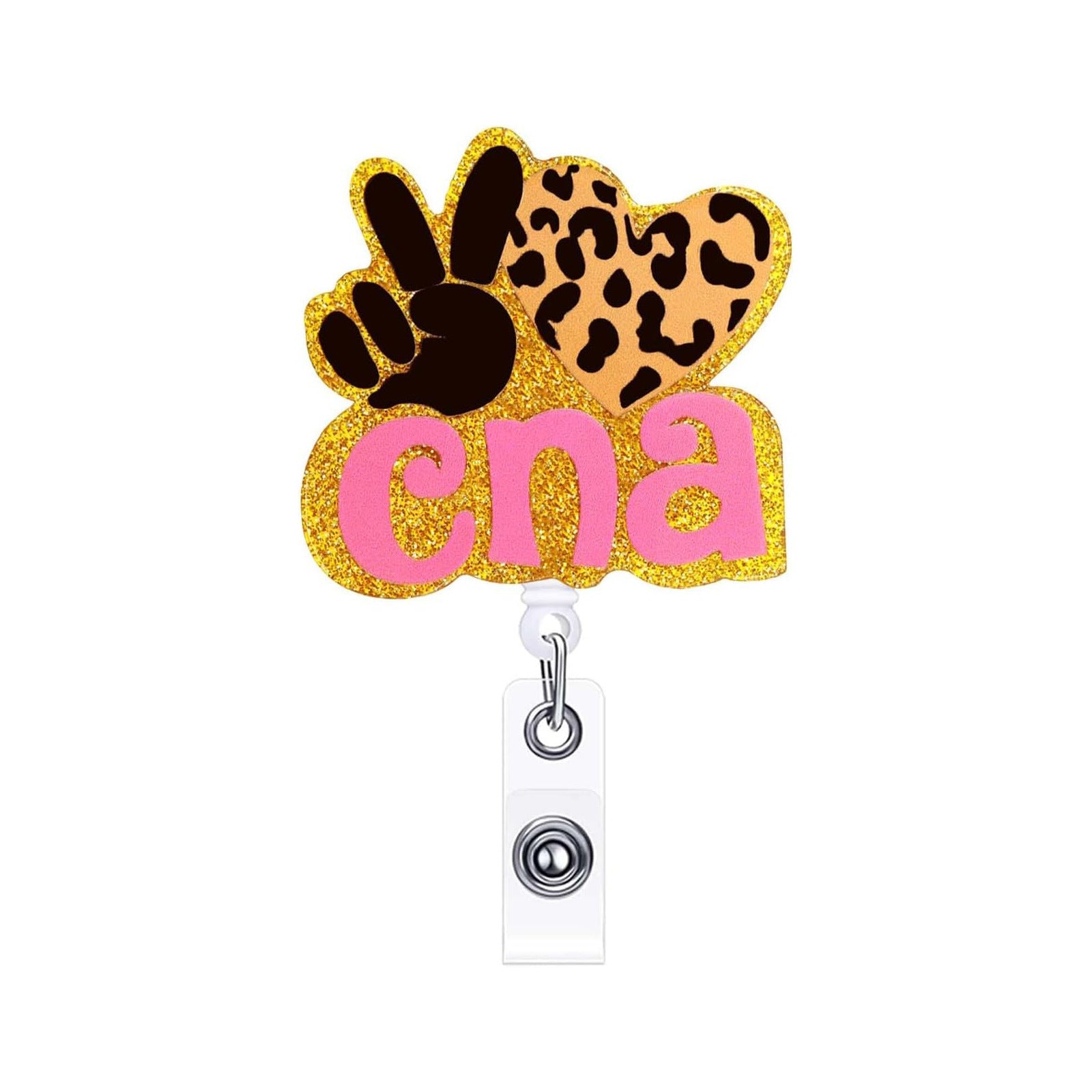 Wholesale Alphabet Pattern Acrylic Shrink Badge Holder